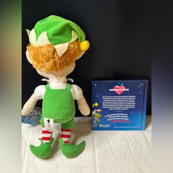 New 2016 Retired Kohl's Cares® “How To Catch An Elf” Plush Elf and Book Bundle - Picture 2 of 5